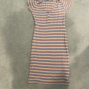 Roxy midi ribbed dress